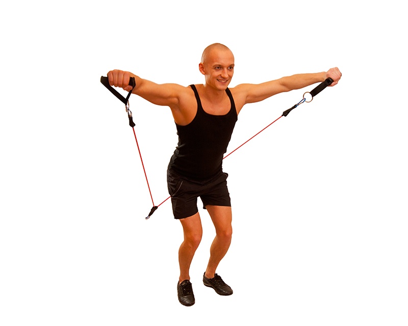Упражнения с эспандером для плечевого пояса для женщин